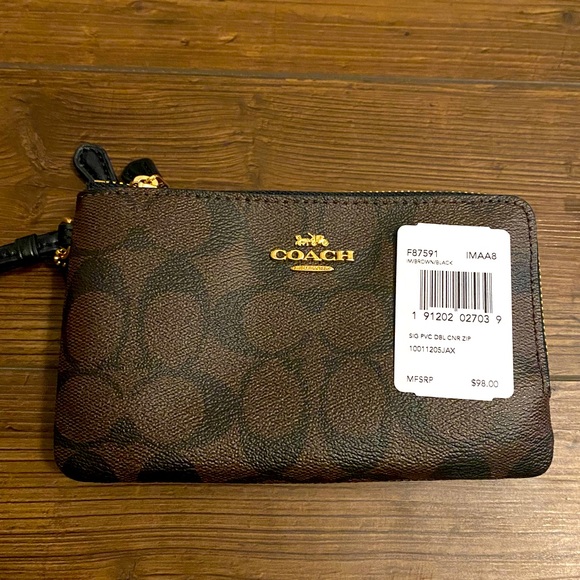 Coach Handbags - Coach double zipper wristlet